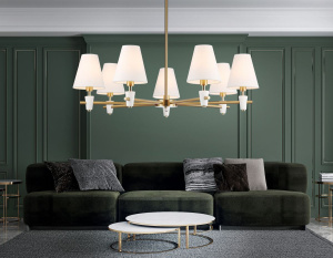 Люстра на штанге Ambrella Light High Light Ceramo Classic LH75045
