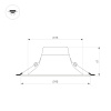 Встраиваемый светильник Arlight MS-BLIZZARD-BUILT-R90-6W Day4000 (BK, 100 deg, 230V) 036605