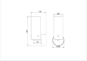 Бра Arte Lamp Lanterna A3606AP-8BK