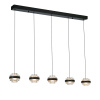Подвесная люстра Delight Collection Indiana MD22030002-5B black/clear
