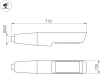 Уличный светильник Arlight OXOR-NOXT-EMP-718x100-50W Day4000 (BK, 120 deg, 230V) IP65 052480