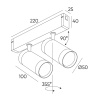Трековый светильник CCT IMEX Smart Line IL.0050.5009-12-CCT-BK