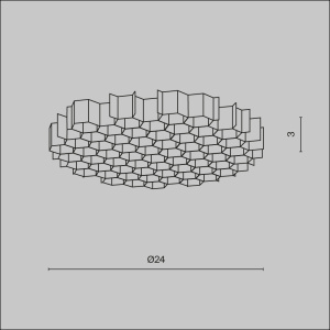 Светофильтр
 Maytoni Focus T HoneyComb-D24