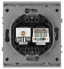 Розетка Эра Arktik 16-3110-03 комбинированная RJ45+TV алюминий Б0070496