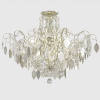 Потолочная люстра Crystal Lux ESMIRALDA PL9 SILVER