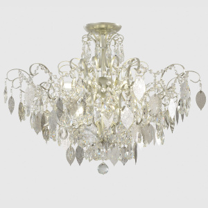 Потолочная люстра Crystal Lux ESMIRALDA PL9 SILVER