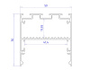 Алюминиевый профиль Ambrella Light Profile System GP3100AL