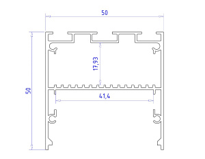 Алюминиевый профиль Ambrella Light Profile System GP3100AL
