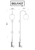 Бра Belfast Bryson 85043-1W BR MT