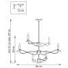 Люстра на штанге Lightstar Ragno 733267