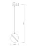 Подвесной светильник Freya Element FR5181PL-01BS