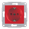Розетка Schneider Electric Sedna с/з со шторками 16A 250V SDN3000341