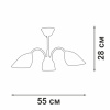Люстра на штанге Vitaluce V3335-7/3PL