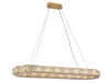 Подвесная люстра Newport Melody 8560/100 C oval gold polished М0070796