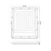 Прожектор Uniel ULF-F51D-150W/6500K IP65 200-240V GREY UL-00012760