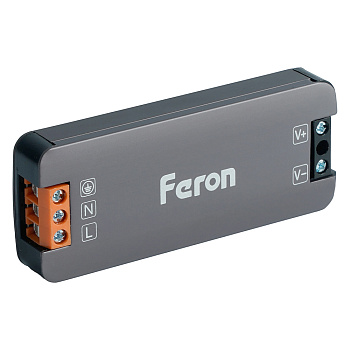 Трансформатор для светодиодной ленты Feron LB010 24W 24V IP20 53143