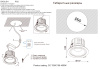 Встраиваемый светильник Crystal Lux CLT 005C108 BL 4000K