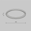 Кольцо для встраиваемого светильника Maytoni Downlight DLA110-B