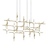 Подвесная люстра DeLight Collection Molecular MD18001067-30A black/gold