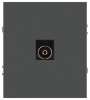 Розетка Эра Arktik 16-3101-06 TV одиночная графит Б0070469