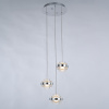 Подвесной светильник Delight Collection MD22030002 MD22030002-3A chrome/clear