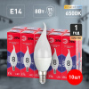 Лампа светодиодная Эра E14 8W 6500K LED BXS-8W-865-E14 R Б0045345