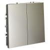 Проходной переключатель двухклавишный Voltum S70 VLS020304 (шелк)