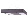 Светодиодная панель Uniel UL-00012597 ULO-K16B 2x22W/4000K/L100 5W/RGB IP44 BLACK
