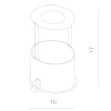 Встраиваемый светильник ARTE Lamp A3120PL-1WH
