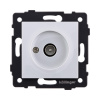 Розетка TV (папа), белый Kollinger REA-007WH для Aspekt, Eleganz, Reflex