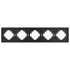 Рамка пластиковая на 5 постов Arlight FRM-TENDO-PL-5-BK 053852