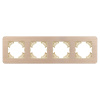 Рамка на 4 поста алюминиевая Arlight FRM-AKIRY-AL-4-GD 049733