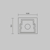Комплект заглушек для профиля 26×30 2шт Maytoni Led Strip ALM-2630-EC 642053