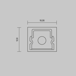 Комплект заглушек для профиля 26×30 2шт Maytoni Led Strip ALM-2630-EC 642053