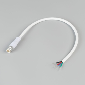 Коннектор питания Arlight ARL-WAVE-1615-CON-POWER-MALE-4PIN-WHT (IP67 Пластик) 060094