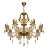 Подвесная люстра iLamp Asia 61078-8+4 BR