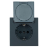 Розетка 1-местная Stekker 250В 16А Мия RST16-3112-05 50455