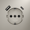 Розетка с USB, A+C Voltum S70 VLS040503 (кашемир)