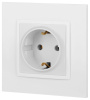 Розетка 2P+E Schuko Эра Elegance 14-2101-01М Б0065800