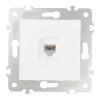 Розетка телефонная RJ11 Arte Milano 203.51-1.white