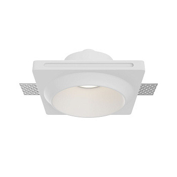 Встраиваемый светильник Maytoni Gyps Modern DL124-GU10-01-TRS-W