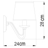 Бра Arte Lamp Furore A1150AP-1CC