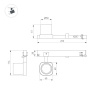Трековый трехфазный светильник Arlight LGD-DIAFILM-4TR-R60-10W Warm3000 (BK, 60 deg, 230V) (IP20 Металл) 061495