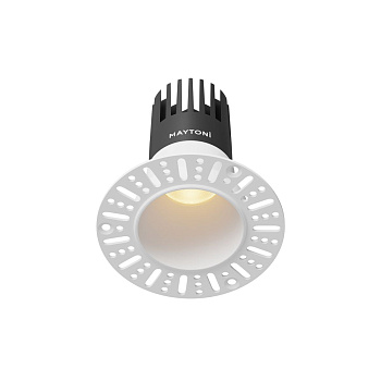 Встраиваемый светильник Maytoni Dip DL120-10W-2.7K-TRS-W