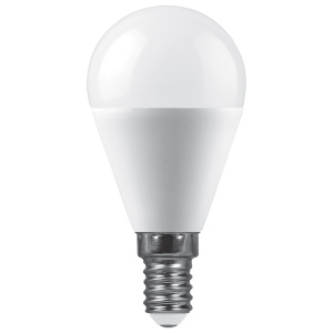 Лампа светодиодная Saffit SBG4520 шар матовый E14 20W 230V 6400K 55280