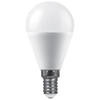 Лампа светодиодная Saffit SBG4520 шар матовый E14 20W 230V 6400K 55280
