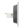 Розетка компьютерная 2-местная RJ-45 (механизм) Stekker Мия RST00-3111-08 50481
