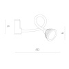 Светодиодный спот Arte Lamp Cercare A4107AP-1WH