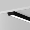 Алюминиевый профиль Maytoni Led Strip накладной с вертикальным изгибом (Черный, 2 м) ALM-1103-B-2M 631018