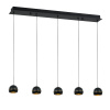 Подвесная люстра DeLight Collection MD21001034-5B black/gold